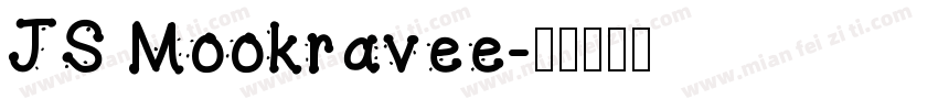 JS Mookravee字体转换